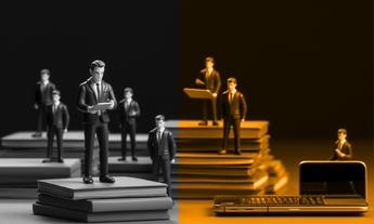 Bir yöneticinin ekibindeki çalışana görev ve sorumluluk devrettiği, güven ve iş birliğini simgeleyen profesyonel iş ortamı görseli.